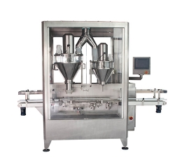  Double head powder filling machine