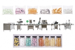  Fuxin Su Tablets Counting Bottle Filling Line
